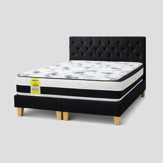 Cama + Base + Respaldo SMOOGY® Orthoflex Ortopédica Superior Premium